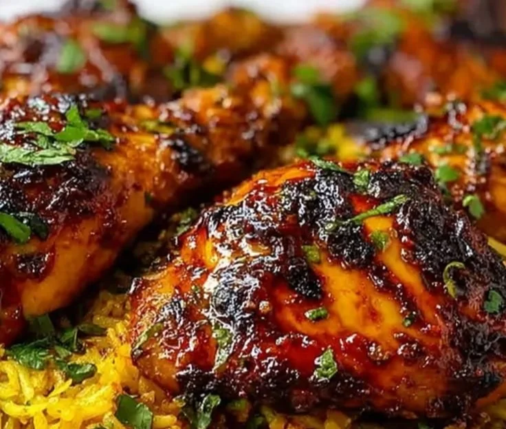 Delicious Peri Peri Chicken served with traditional Portuguese sides.