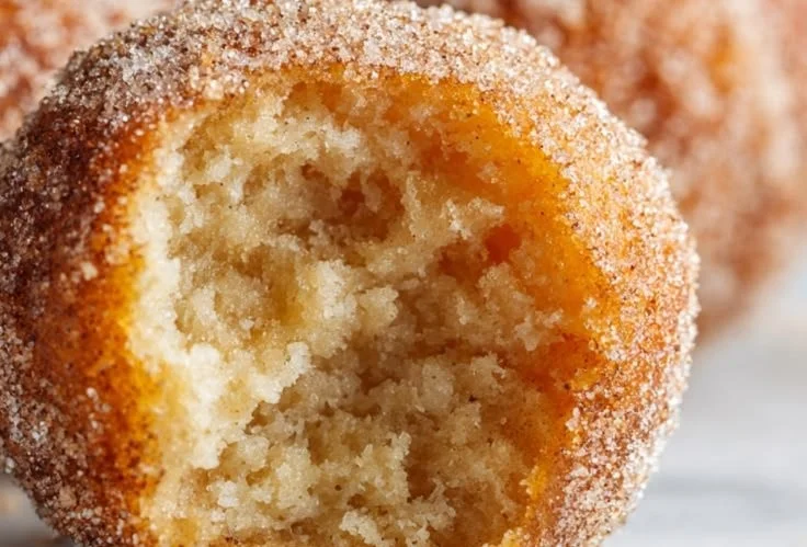Delicious cinnamon sugar donut bites, perfect for a sweet snack.