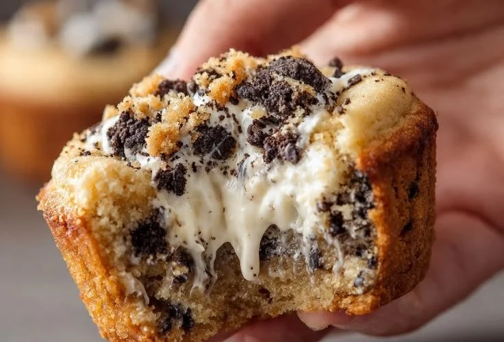 Delicious Cookies and Cream Cookie Cups served on a plate