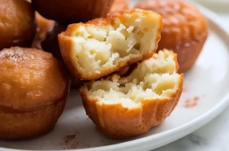 Gluten-free donut holes served on a plate, ideal for a tasty snack.