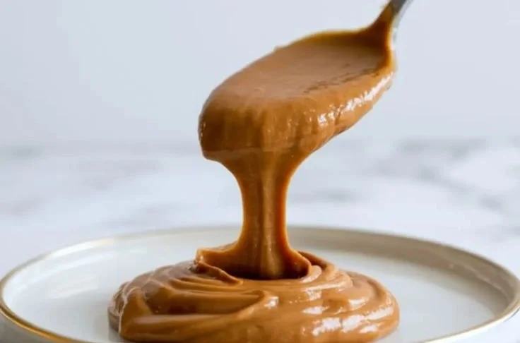 Homemade Biscoff Cookie Butter spread on toast