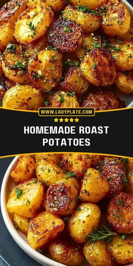 Perfectly crispy and fluffy homemade roast potatoes served on a plate