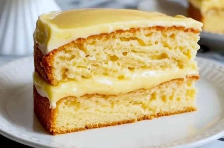 Delicious Lemon Cream Cheese Cake with creamy filling and fresh lemon zest
