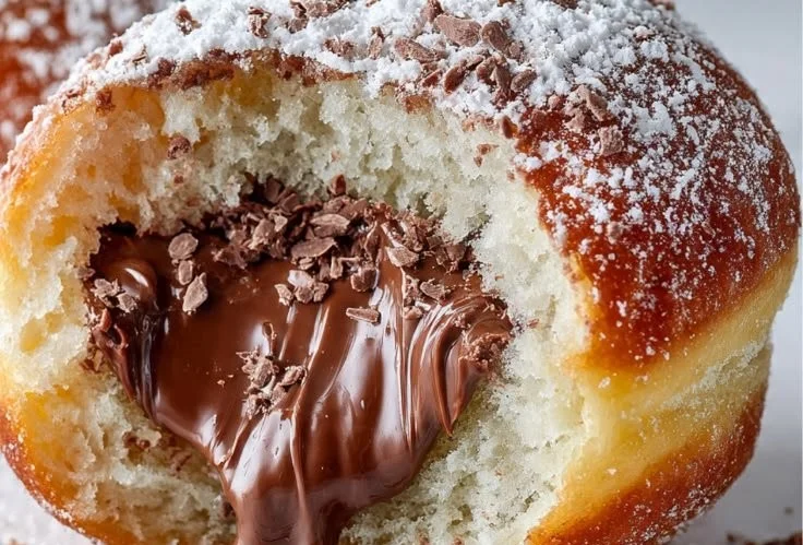 Tasty Nutella Bombs filled with creamy hazelnut spread, perfect dessert treat.