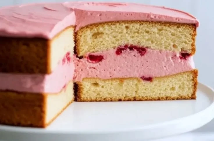 Delicious raspberry mousse filling for desserts and pastries