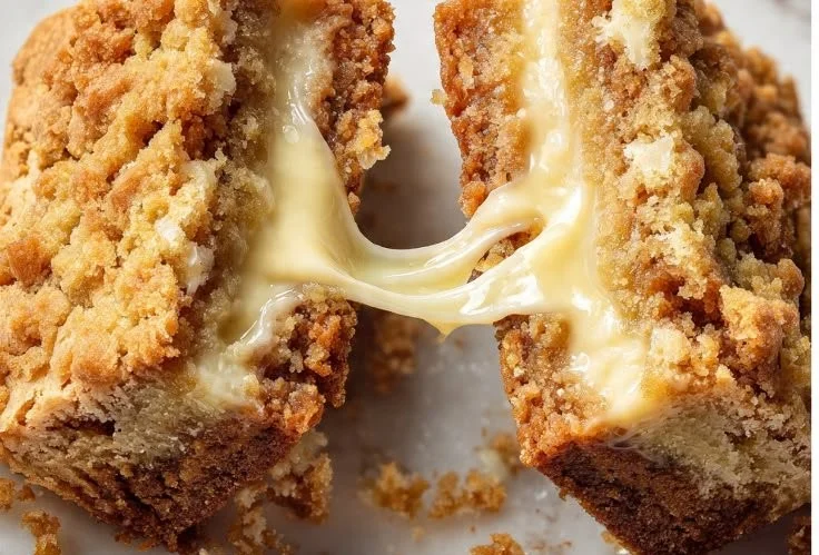 Delicious white chocolate brownies with a rich, creamy texture.