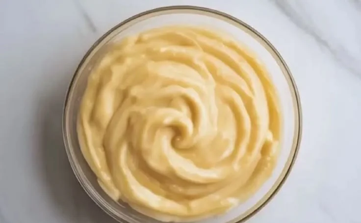Delicious banana cake filling with ripe bananas and creamy texture