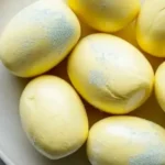 Colorful marshmallow Easter eggs in vibrant hues for holiday celebrations