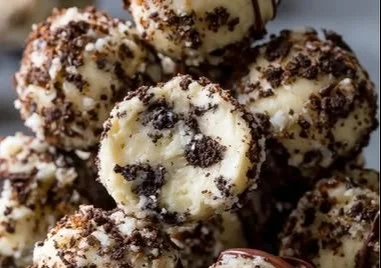 Cream Cheese Oreo Protein Balls rich in flavor and protein for a healthy snack.