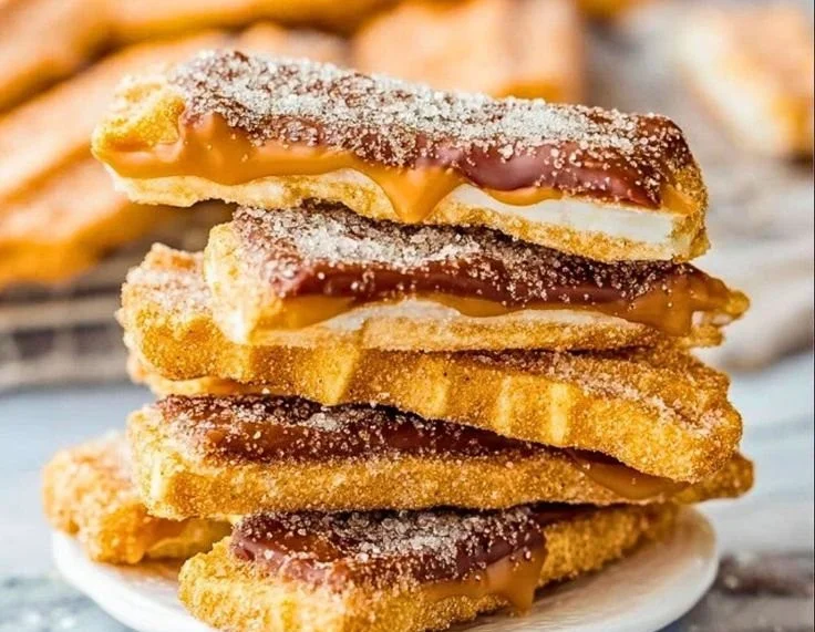 Delicious Disney-inspired Churro Toffee dessert with a crispy coating