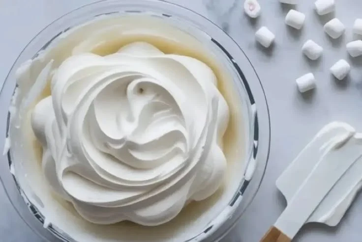 Delicious homemade marshmallow filling for cakes and desserts.