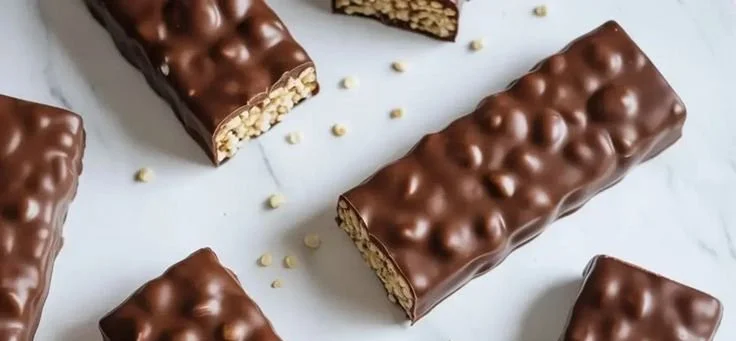Protein-packed quinoa bars with nuts and seeds for a healthy snack