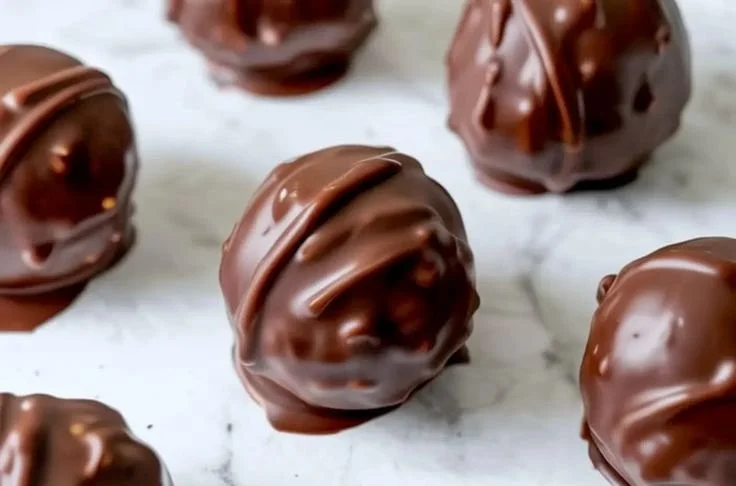Delicious quinoa bites with dark chocolate in a bowl.