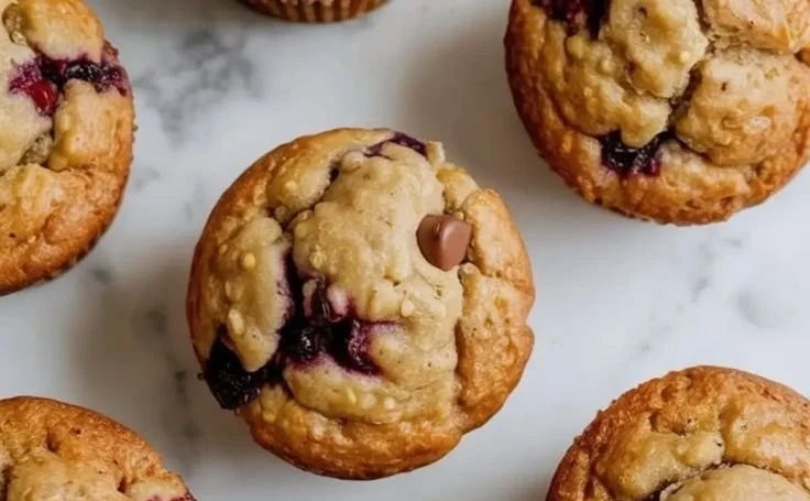 Healthy quinoa protein muffins baked and ready to enjoy.
