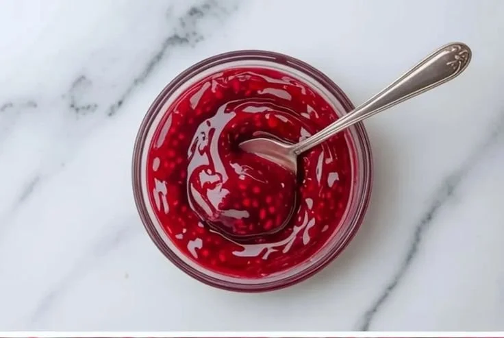 Delicious raspberry filling for cake decoration and flavor enhancement