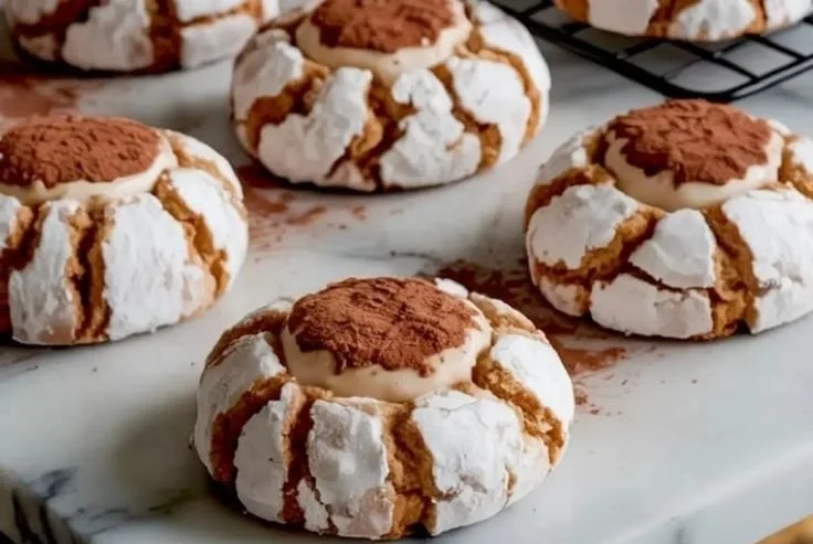 Tiramisu cookies recipe showcasing a delicious dessert with coffee and mascarpone flavors.