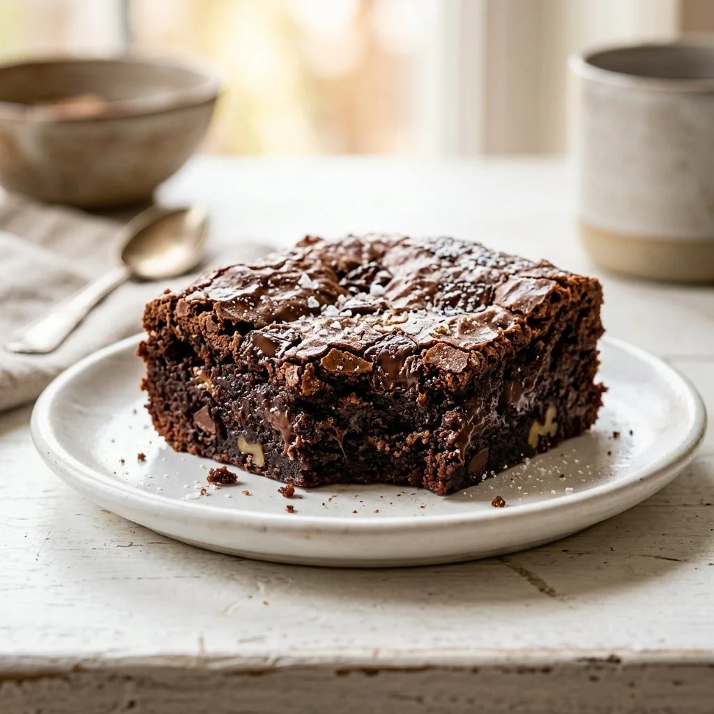Delicious homemade brownie recipe with rich chocolate flavor.