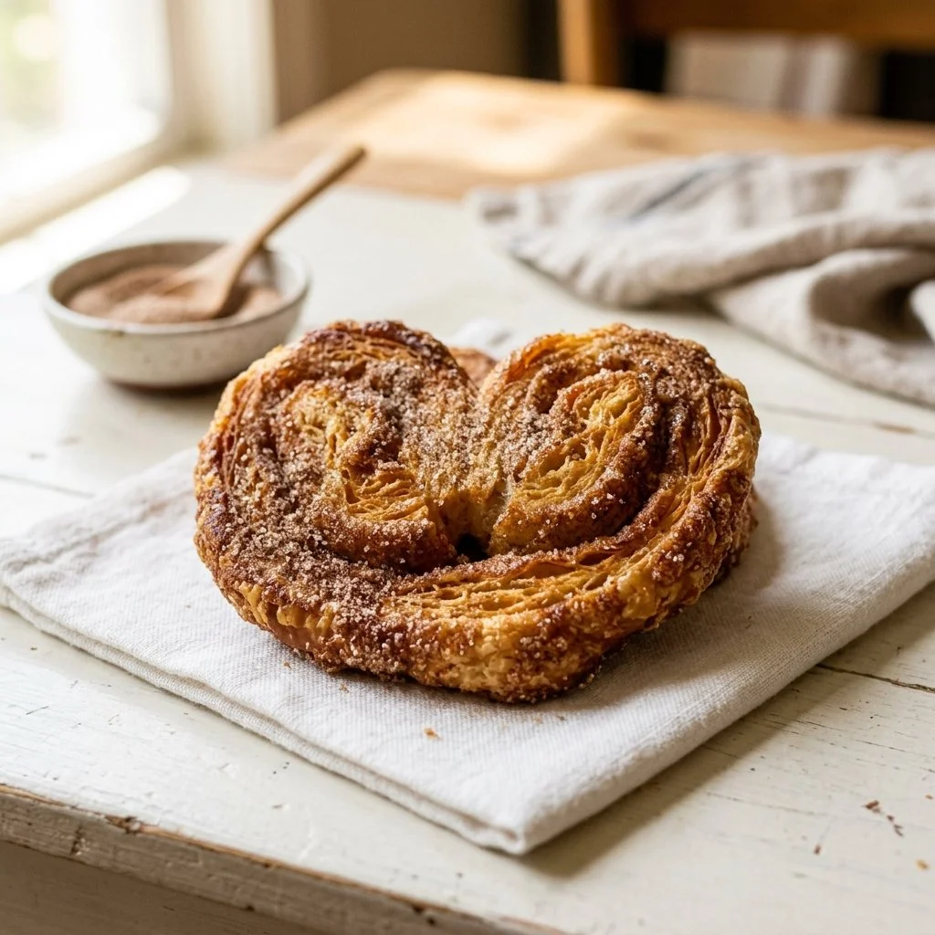 Delicious homemade elephant ears recipe with powdered sugar on top