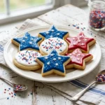 Deliciously decorated patriotic sugar cookies for festive celebrations