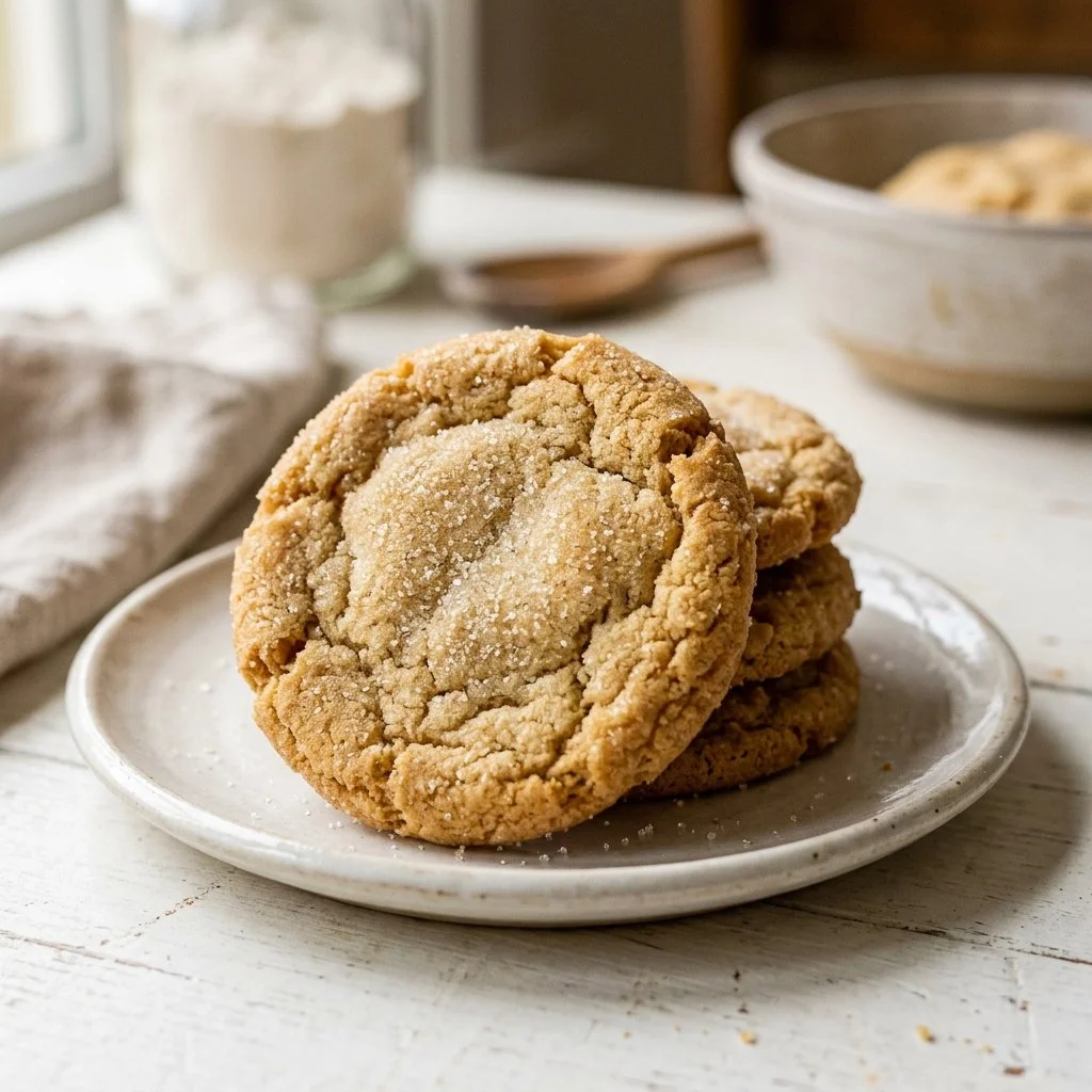 Delicious homemade sugar cookies on a plate