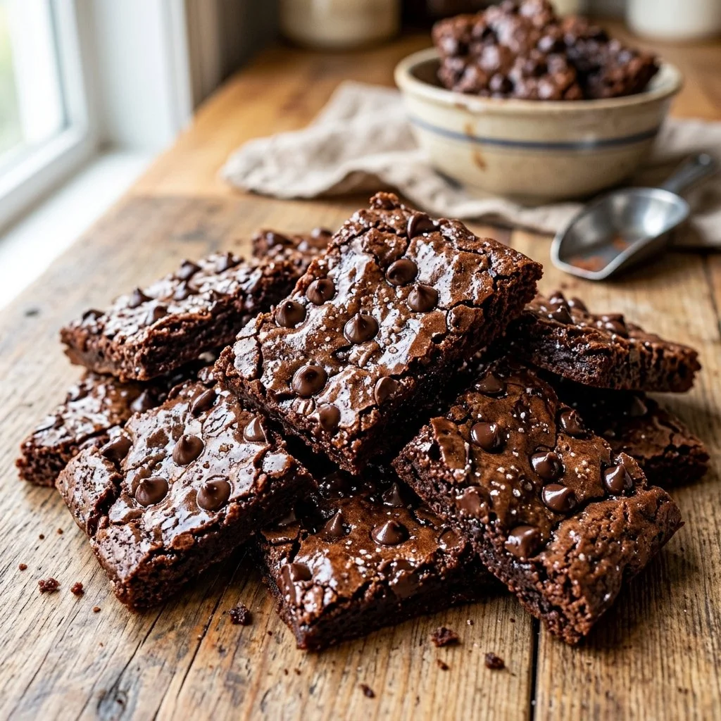 Crispy Brownie Brittle snack with rich chocolate flavor