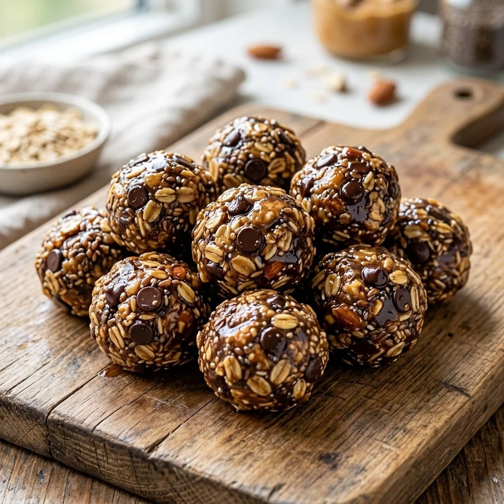 Nutritious homemade energy bites for a quick and healthy snack.